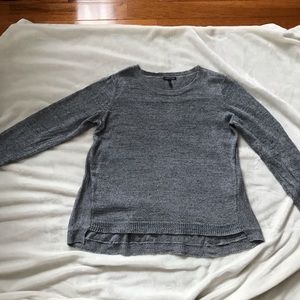 Beautiful Eileen Fisher gray linen sweater size L